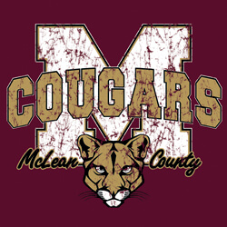 School Spirit Banner (Customizable): Cougars