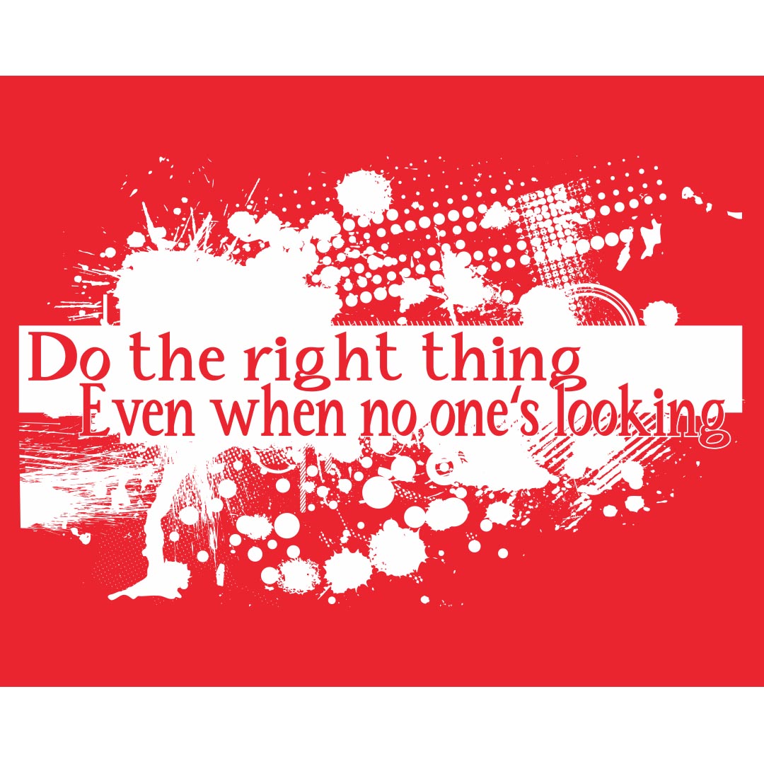 Character Banner (Customizable): Do The Right Thing