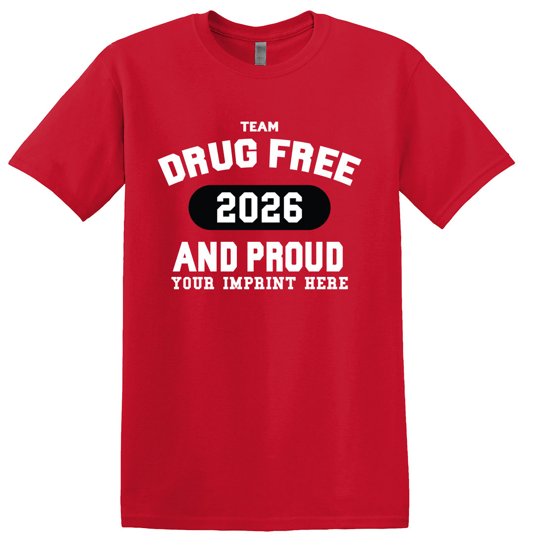 Drug Prevention Shirt: Team Drug Free – Customizable