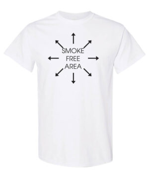 Tobacco Prevention Shirt: Smoke Free Area – Customizable