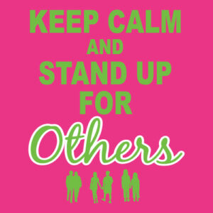 Bullying Prevention Banner (Customizable): Keep Calm and Stand Up For Others