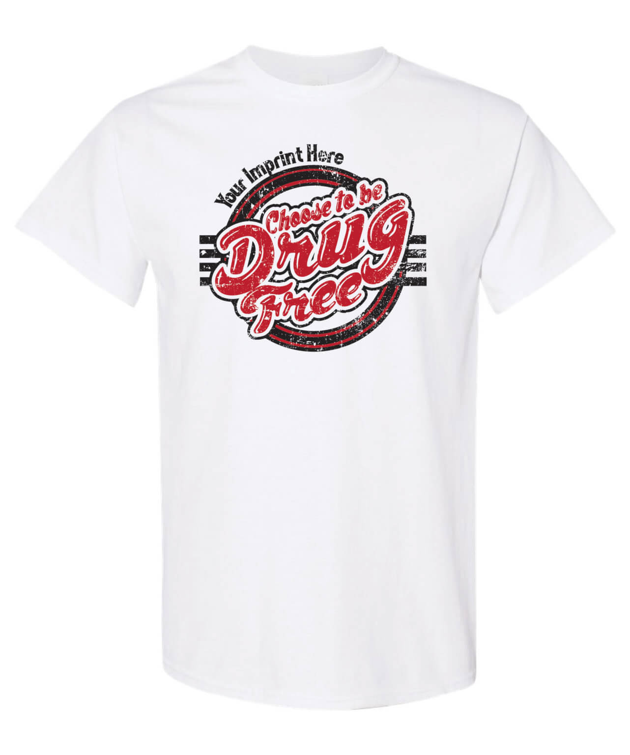 Drug Prevention Shirt: Choose To Be Drug Free – Design 2 – Customizable