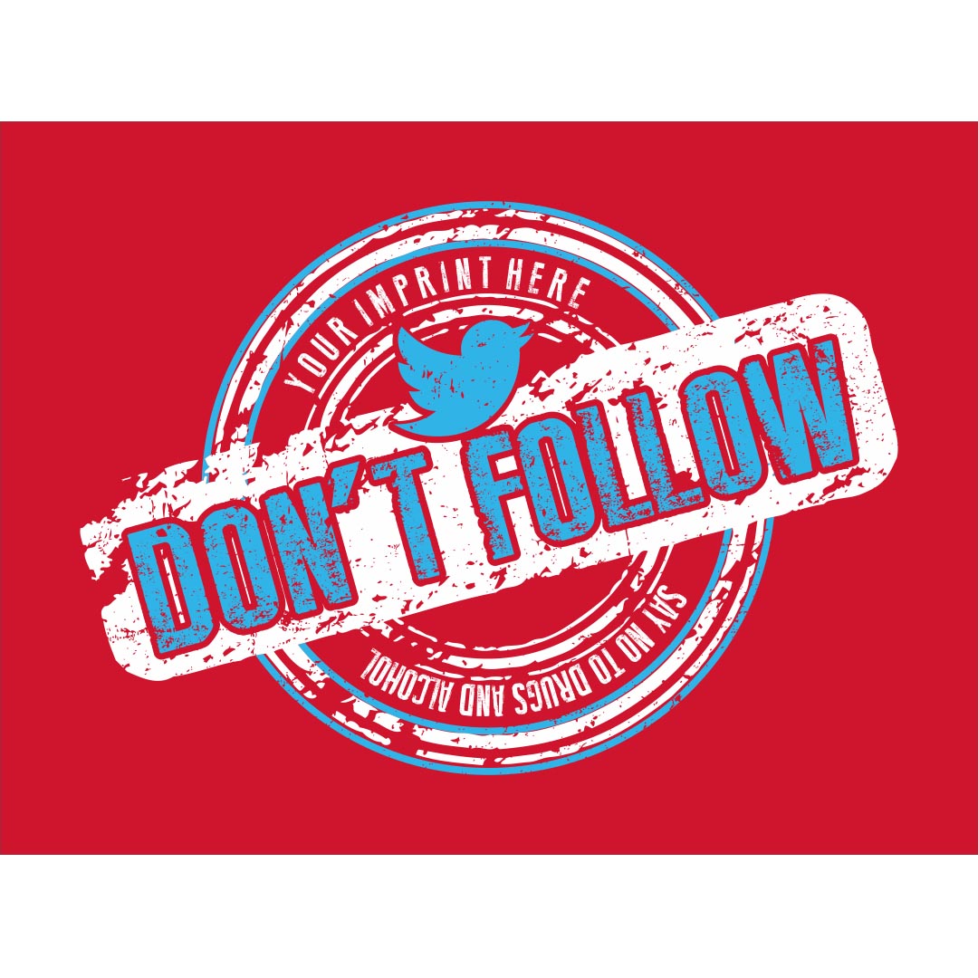 Drug and Alcohol Prevention Banner (Customizable): Don't Follow...