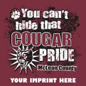 School Spirit Banner (Customizable): You Can’t Hide That Cougar Pride