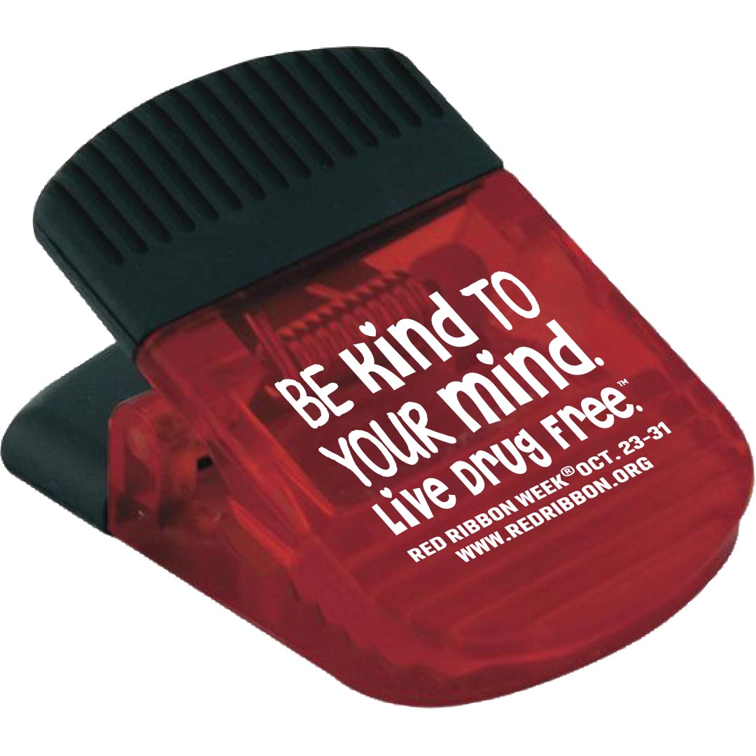 Be Kind To Your Mind. Live Drug Free.™ | Drug Prevention Magnetic Clip