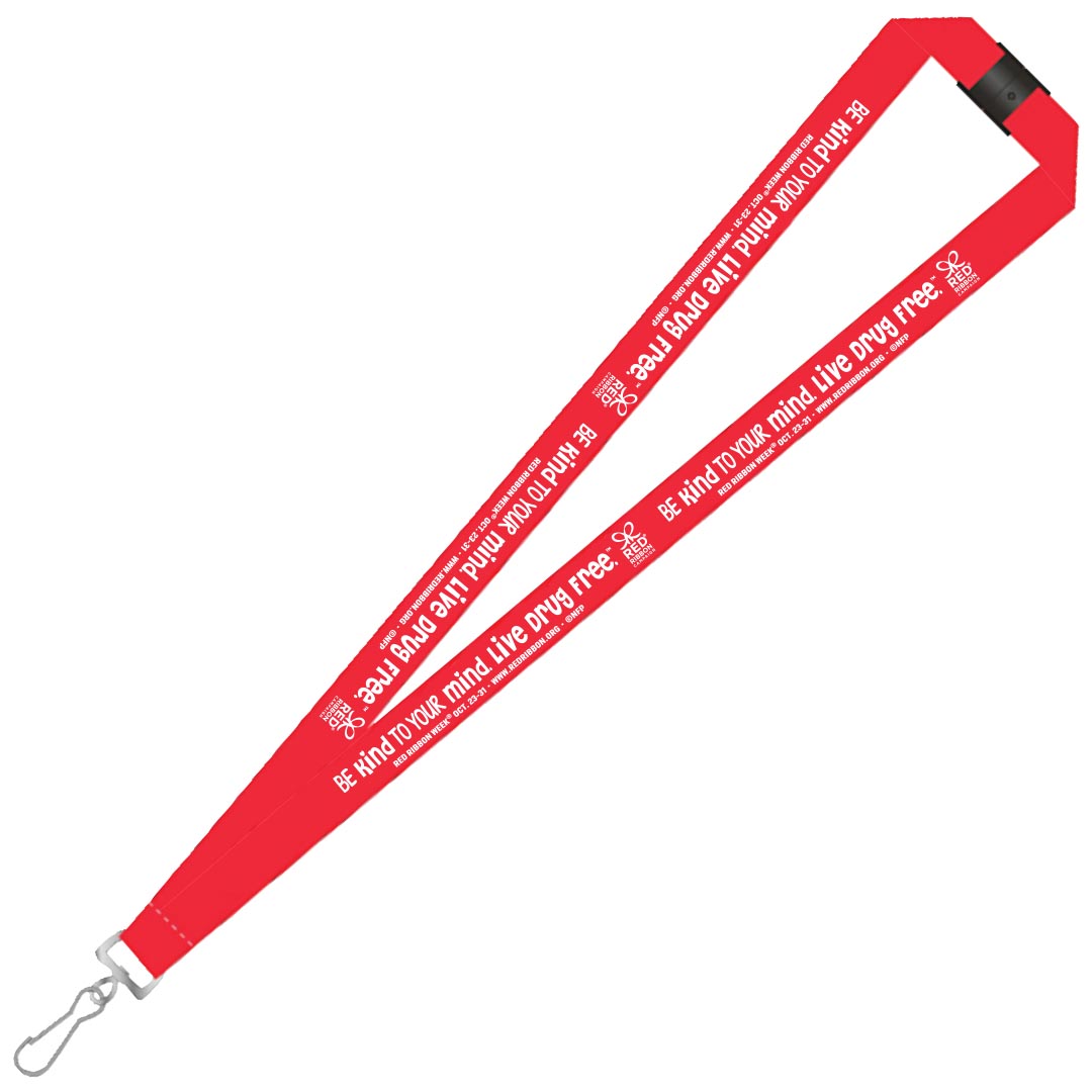 Be Kind To Your Mind. Live Drug Free.™ | Drug Prevention Lanyard