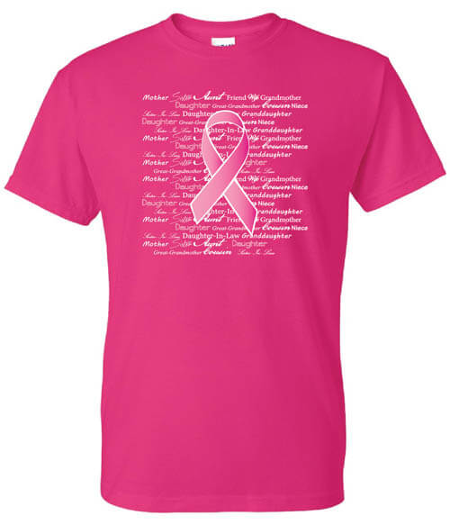 Cancer Awareness Shirt: Breast Cancer Cancer Awareness Shirt: Breast Cancer