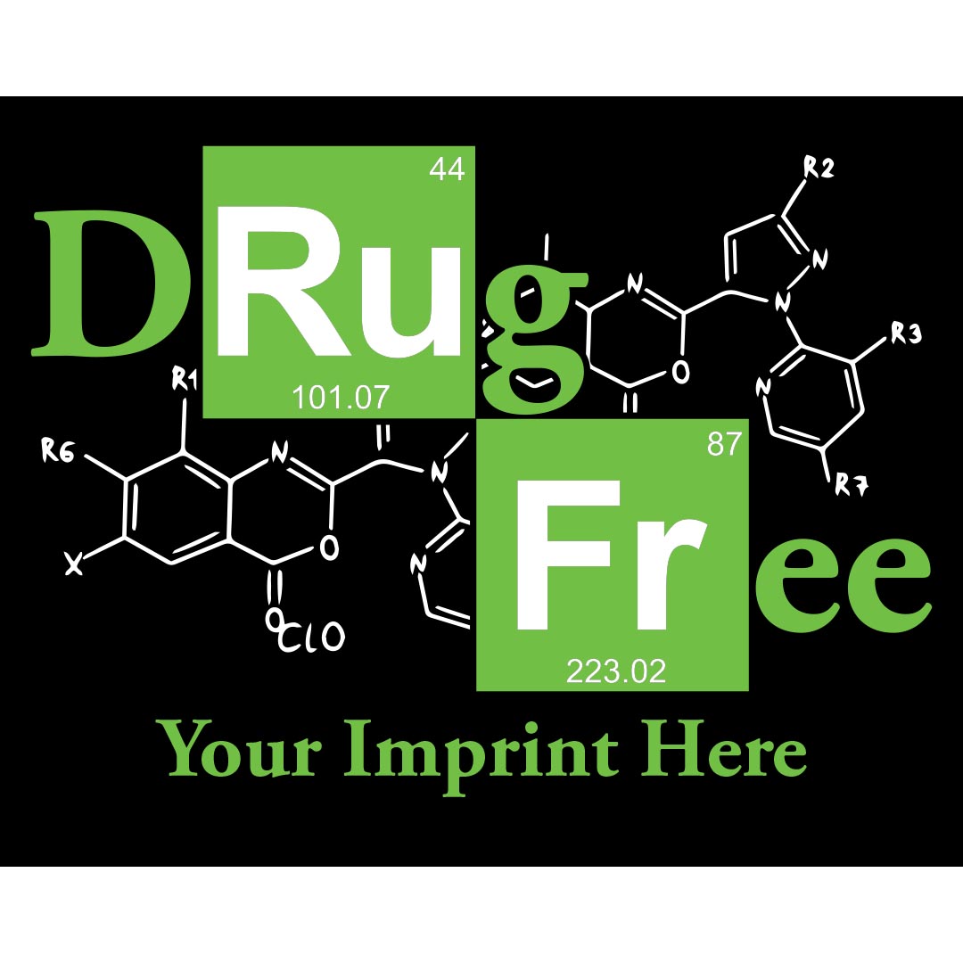 Drug Prevention Banner (Customizable): Drug Free