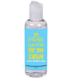 Health Awareness Hand Sanitizer (Customizable): Please Sanitize for My Sanity