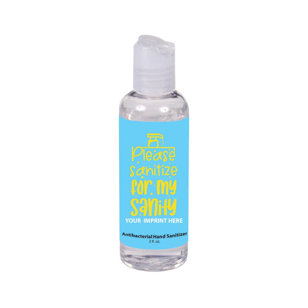 Health Awareness Hand Sanitizer (Customizable): Please Sanitize for My Sanity