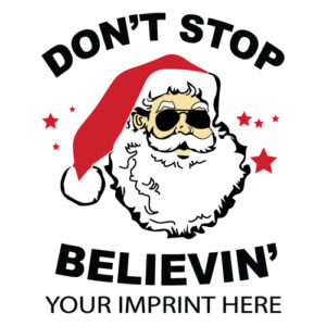 Holiday and Seasonal Banner (Customizable): Don’t Stop Believin’