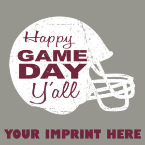 School Spirit Banner (Customizable): Happy Game Day Y’all