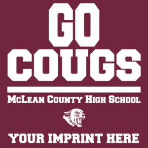 School Spirit Banner (Customizable): Go Cougs