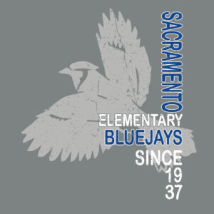 School Spirit Banner (Customizable): Elementary Blue-Jays