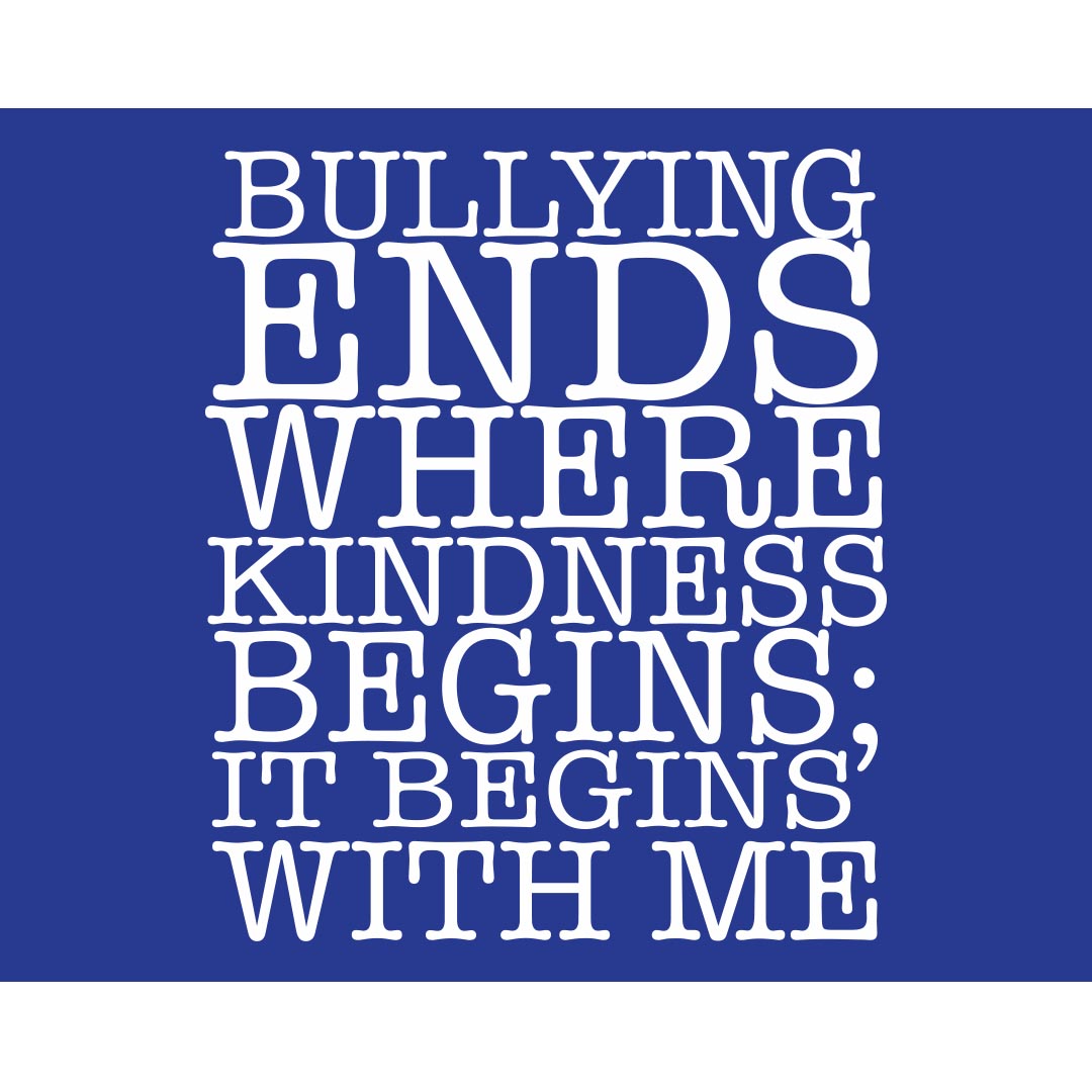 Bullying Prevention Banner (Customizable): Bullying Ends Where Kindness Begins