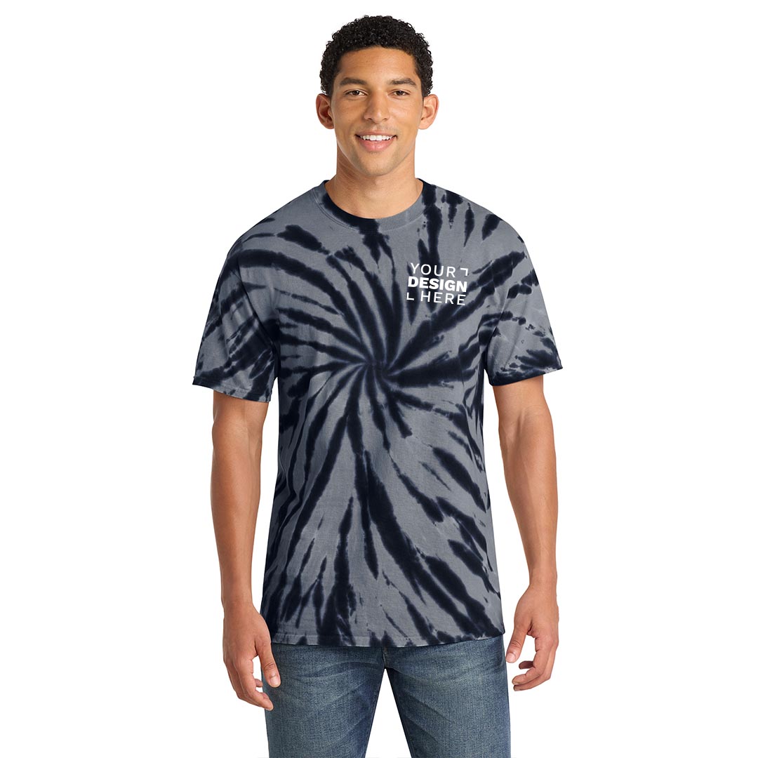 T-Shirt – Port & Company Tie-Dye Tee – Screenprint – Customizable