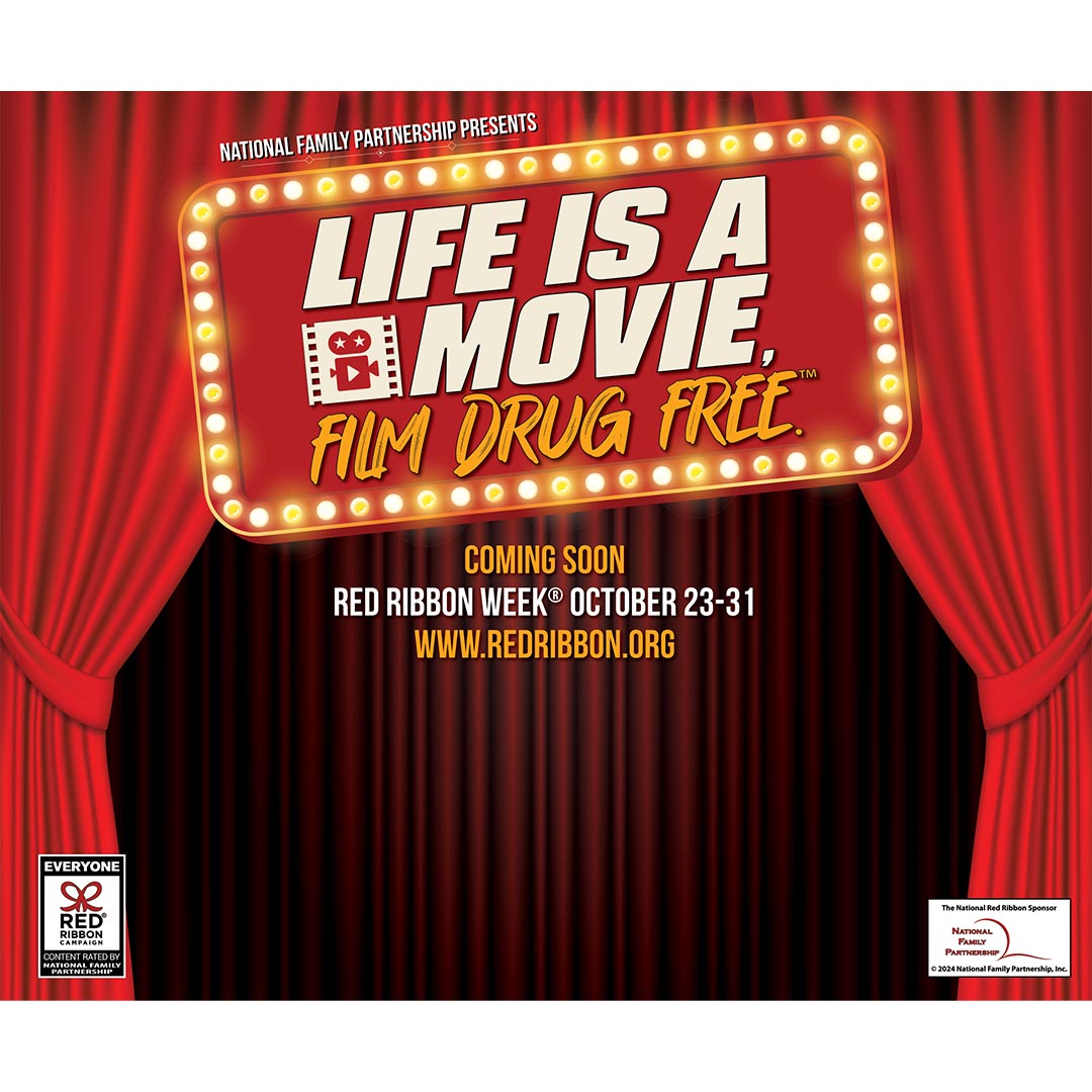 Life Is A Movie, Film Drug Free Photo Booth Backdrop