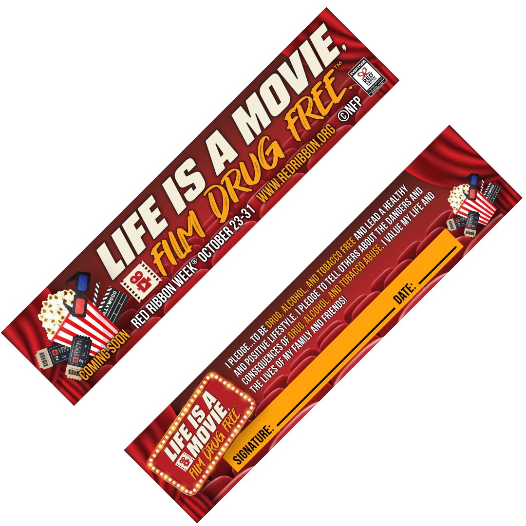 Drug Prevention Bookmarks | Life Is A Movie, Film Drug Free.™