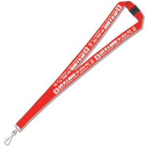 Red Ribbon Week Lanyard