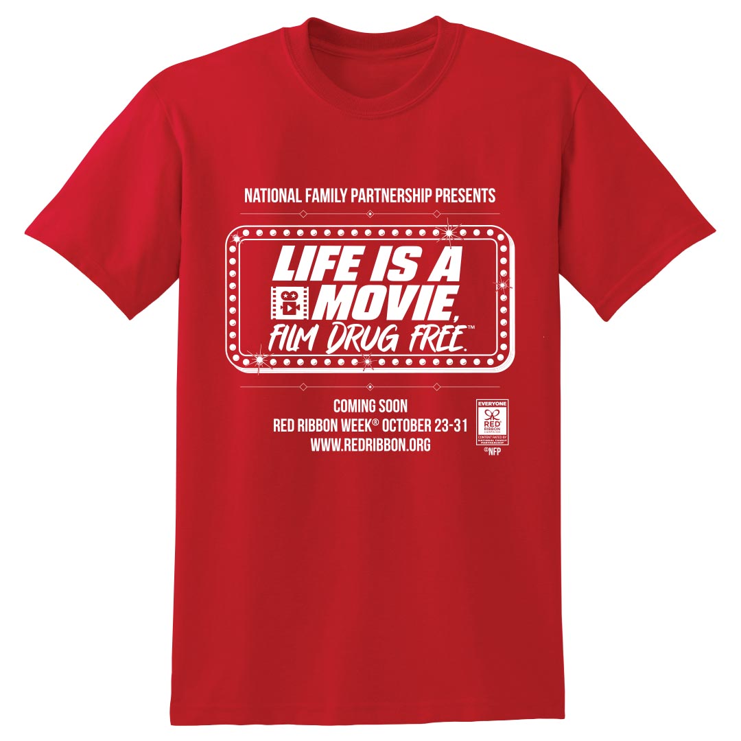 Drug Prevention Anti Drugs Shirt | Life Is A Movie, Film Drug Free.™