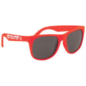 Plastic Red Ribbon Week Sunglasses