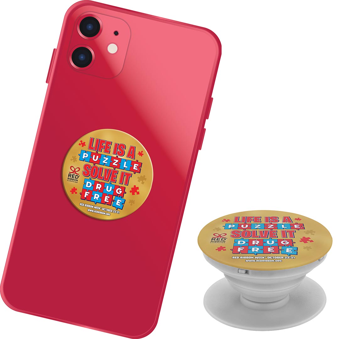 Red Ribbon Week Popsocket Phone Case Accessory Red Ribbon Week Popsocket Phone Case Accessory