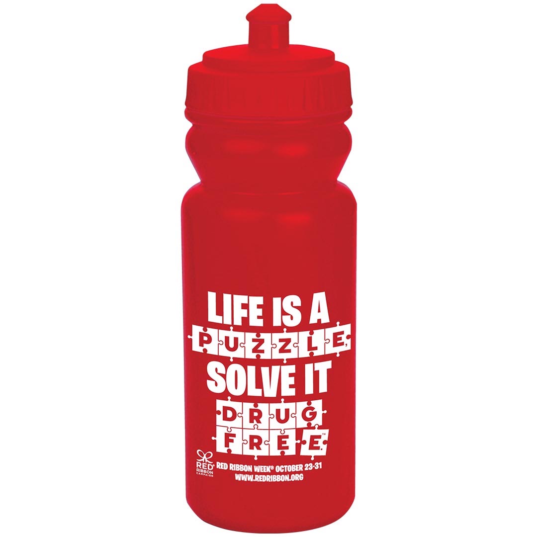 Red Ribbon Week Water Bottles