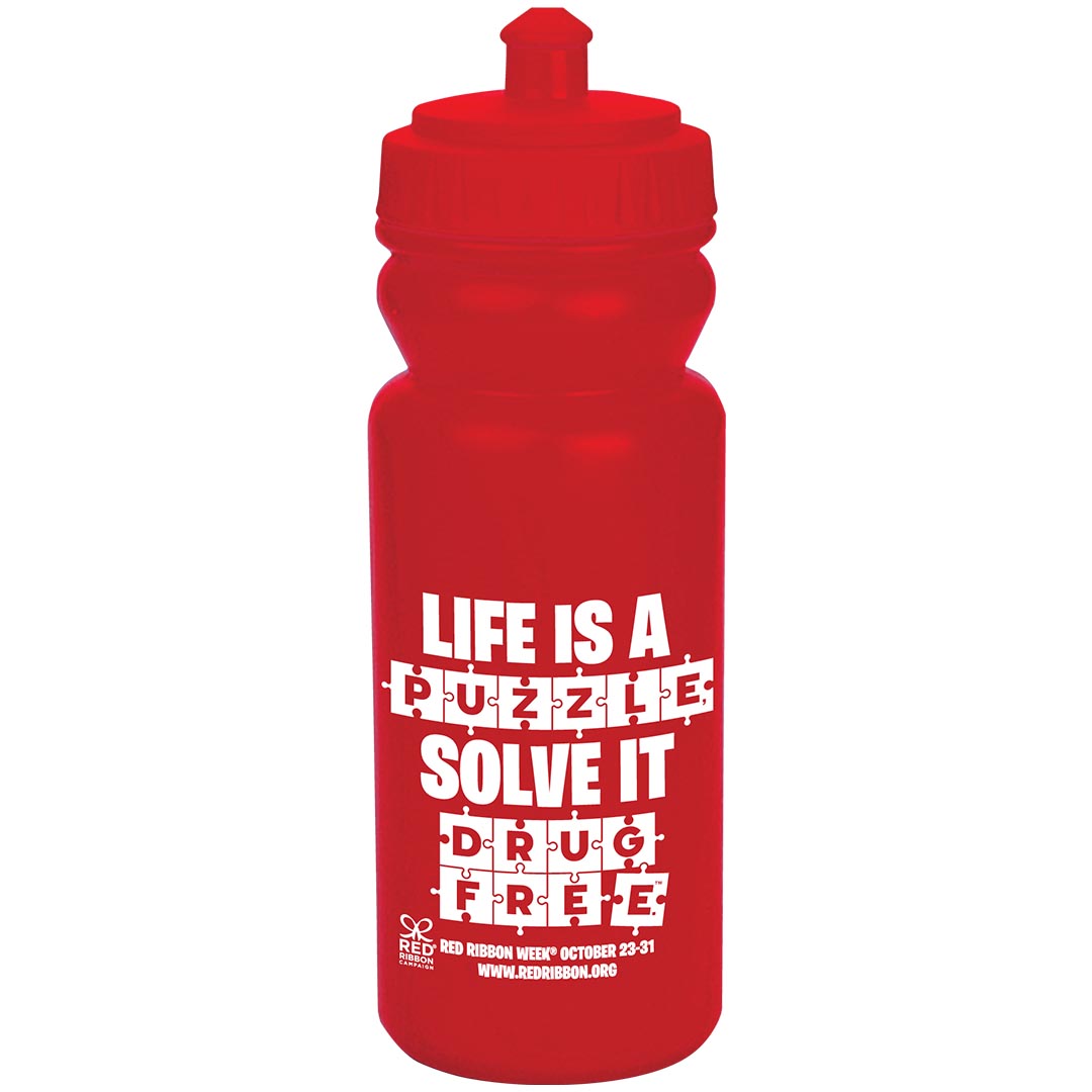 Red Ribbon Week Water Bottles Red Ribbon Week Water Bottles