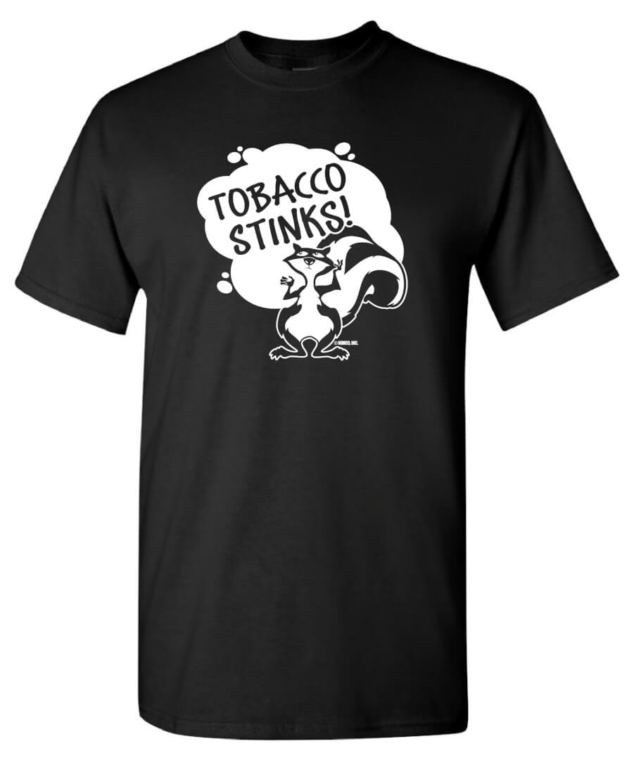 Tobacco Prevention Shirt: Tobacco Stinks – Customizable Tobacco Prevention Shirt: Tobacco Stinks – Customizable