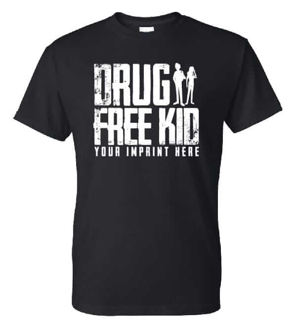 Drug Prevention Shirt: DRUG FREE KID-Customizable Drug Prevention Shirt: DRUG FREE KID-Customizable