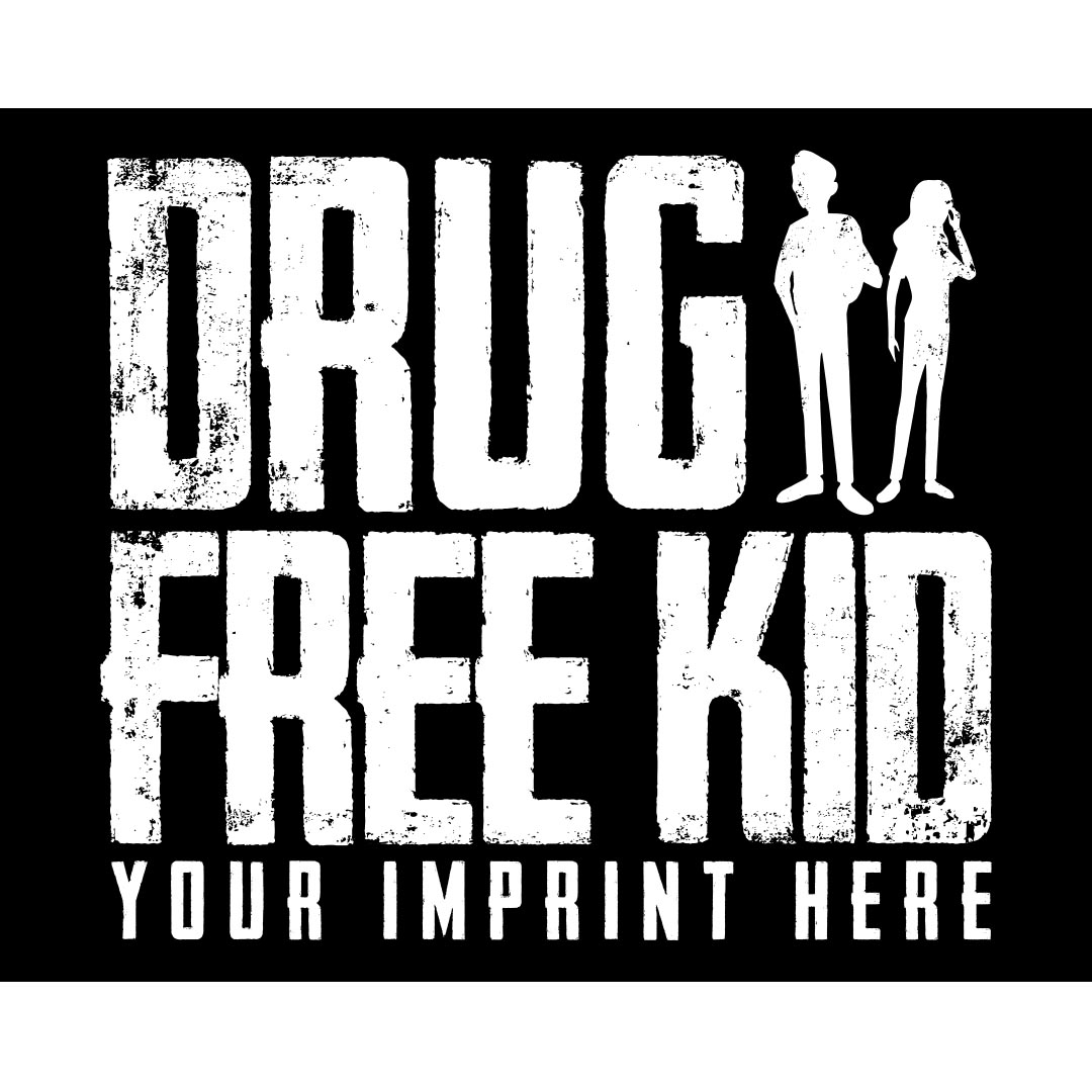 Drug Prevention Banner (Customizable): Drug Free Kid
