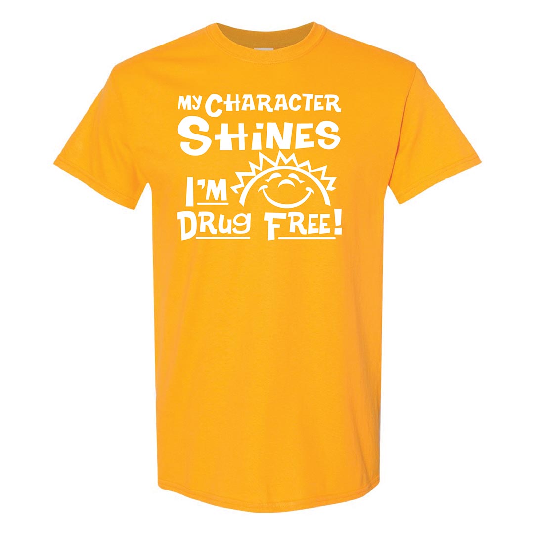 Character and Drug Prevention Shirt: My Character Shines…