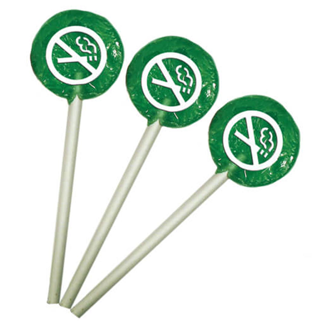 No Smoking Message & Pledge Suckers (250 per bag)