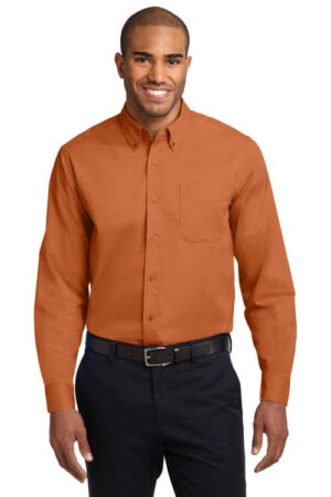 Port Authority Long Sleeve Easy Care Shirt – Mens- Embroidered – Customizable