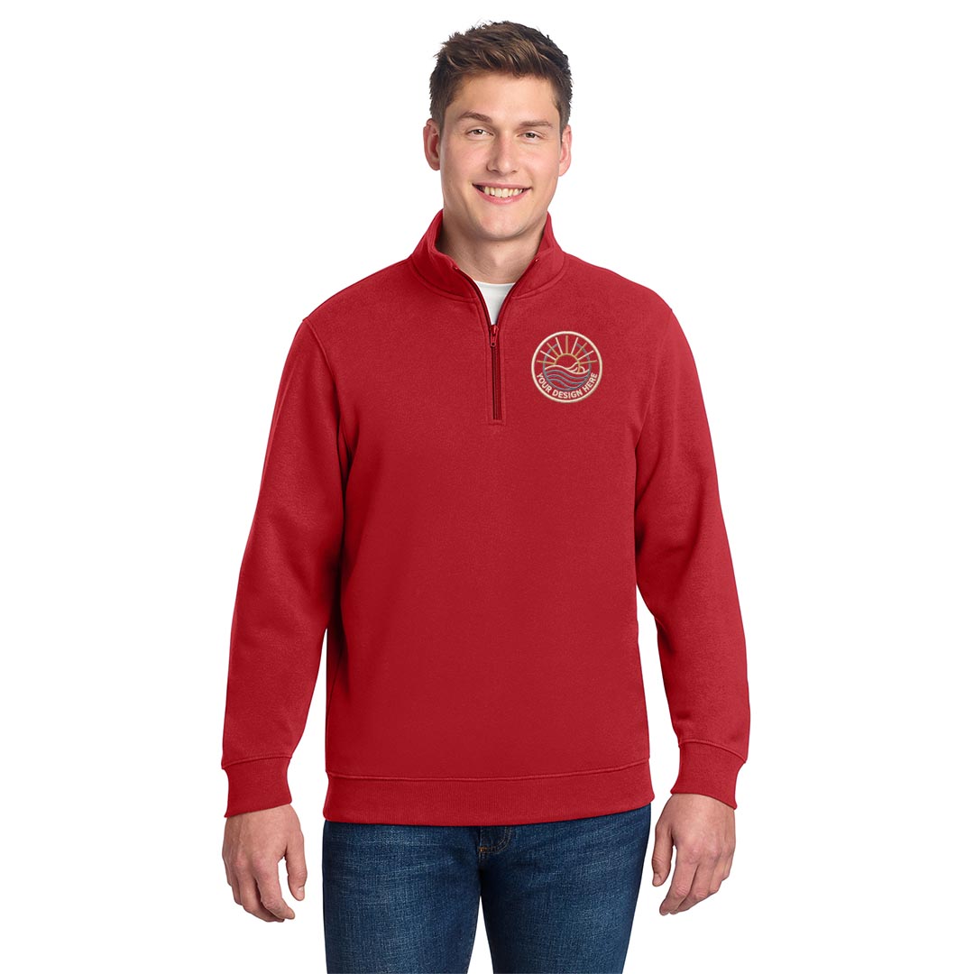 Sport-Tek 1/4-Zip Sweatshirt-Embroidered
