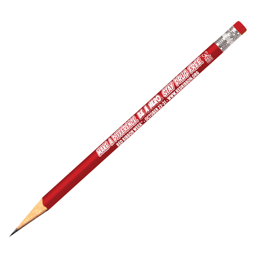Red Ribbon Week Pencils