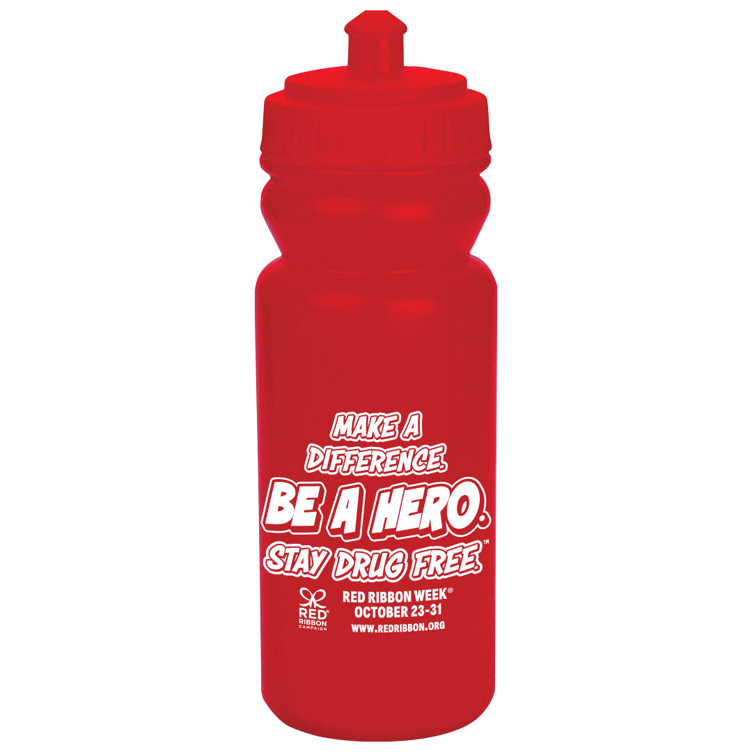 Red Ribbon Week Water Bottles