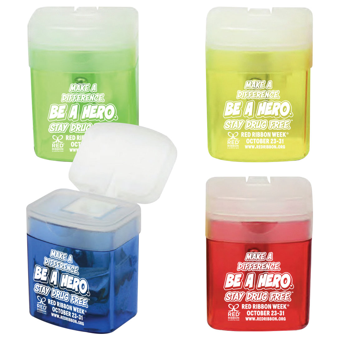 Red Ribbon Week Pencil Sharpeners
