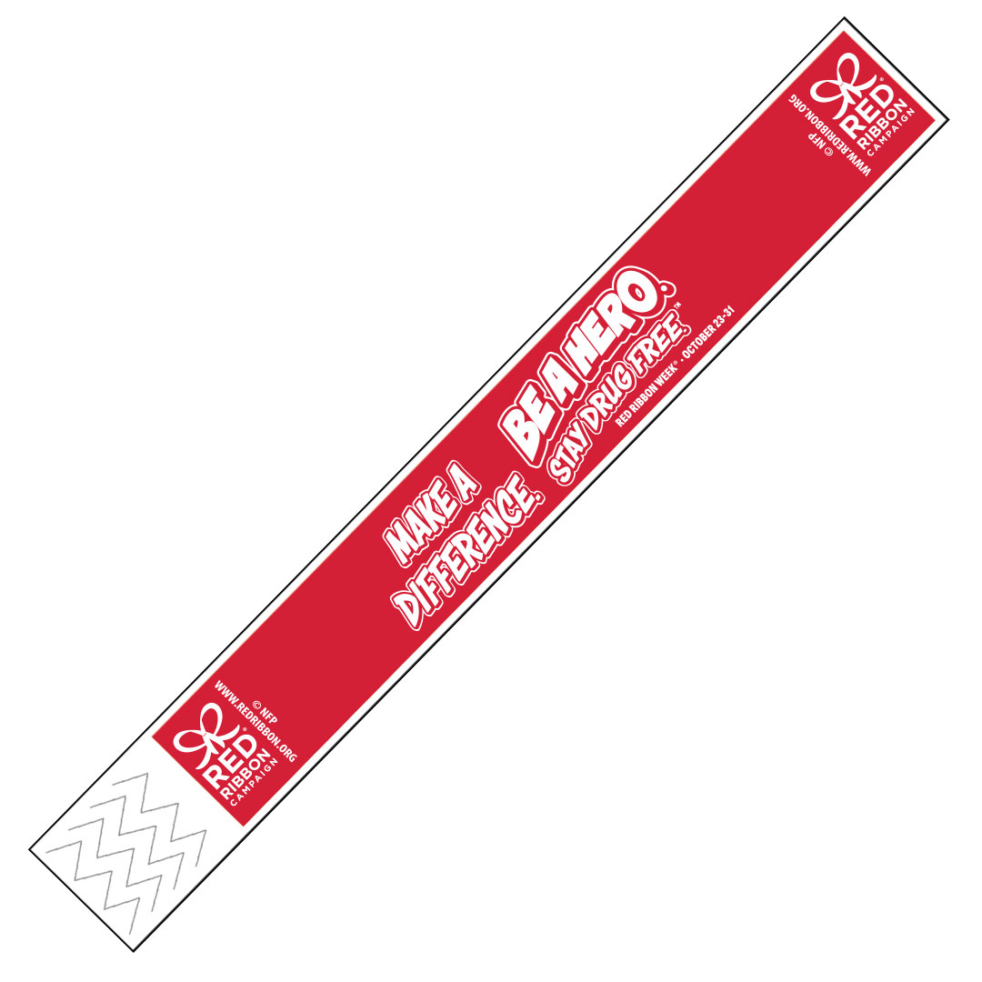 Red Ribbon Week Tyvek Wristbands Red Ribbon Week Tyvek Wristbands
