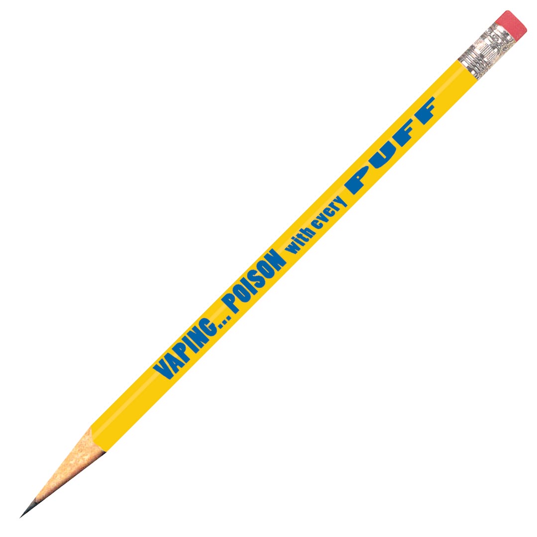 VAPING…POISON with every PUFF Pencil – Sold in Sets of 144