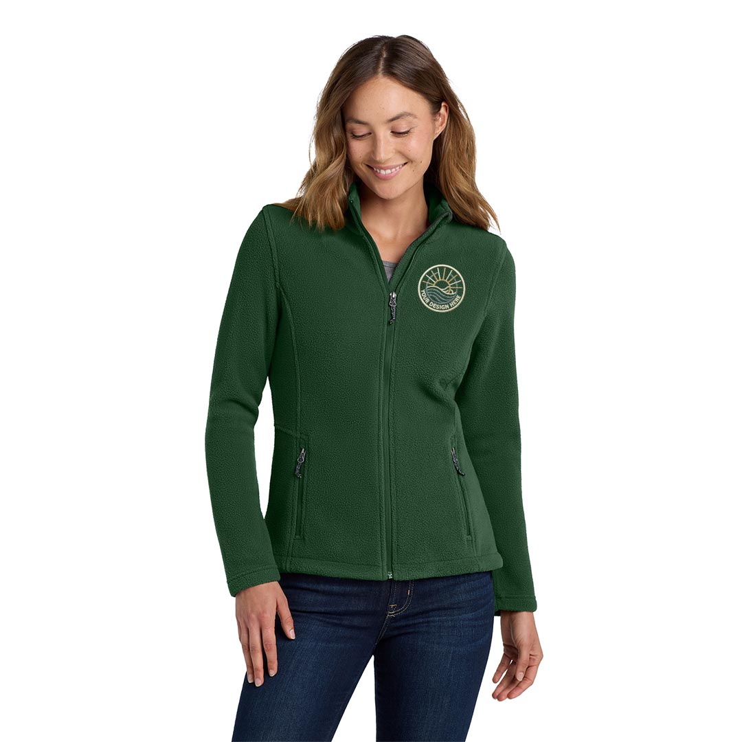 Port Authority Ladies Value Fleece Jacket-Embroidered
