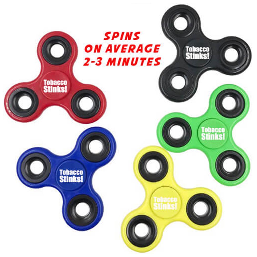 Tobacco Stinks Fidget Hand Spinner (Sold in Assorted Colors)