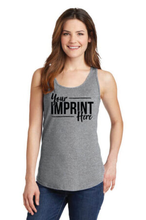 Port & Company Ladies Core Cotton Tank Top – Screenprinted