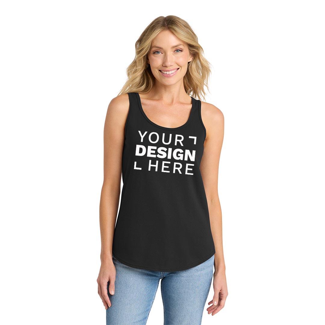 Port & Company Ladies Core Cotton Tank Top – Screenprinted