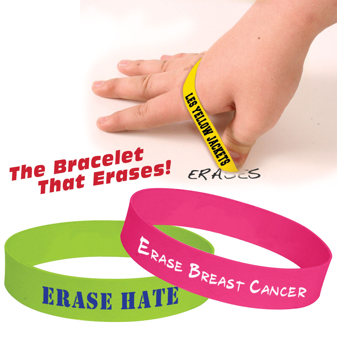 Eraselet®- A Bracelet That Erases – Customizable