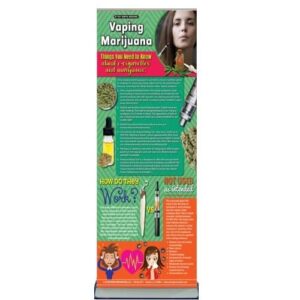 Vaping Marijuana Retractable Banner Vaping Marijuana Retractable Banner