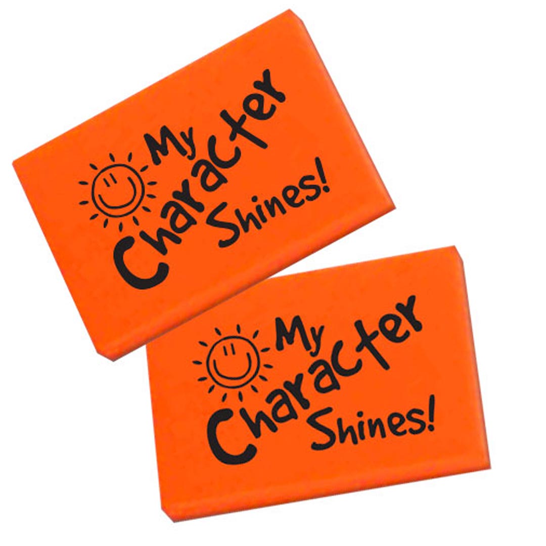 My Character Shines! Erasers (Set of 25)