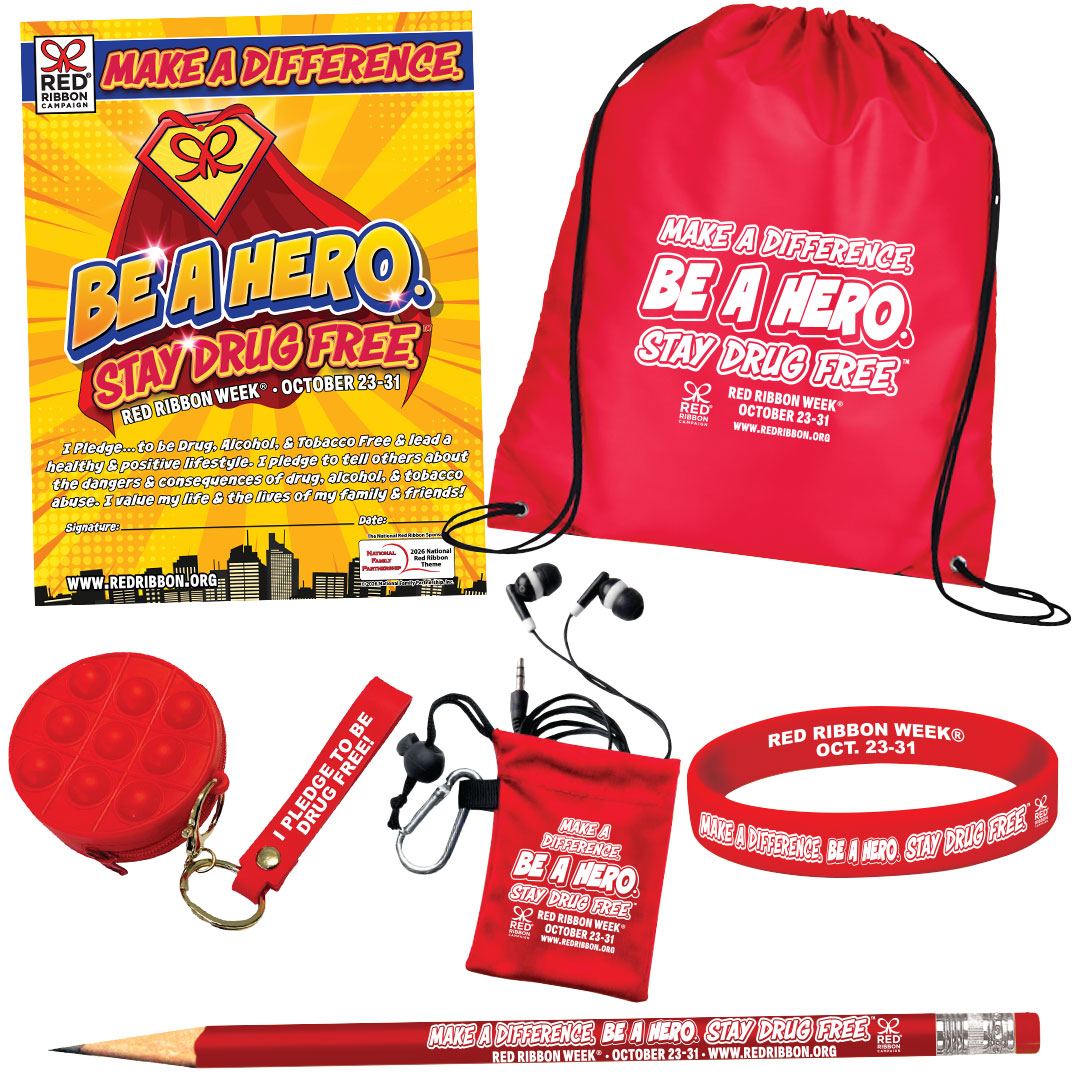 Red Ribbon Week Drug Free Theme Kit