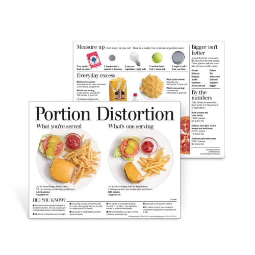Portion Distortion Handouts