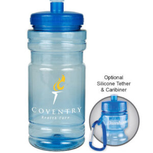Water Bottle – 20 Oz. Push/ Pull Lid – Customizable
